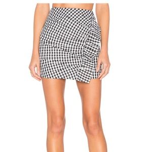 Lovers and Friends x Revolve Gingham Skirt